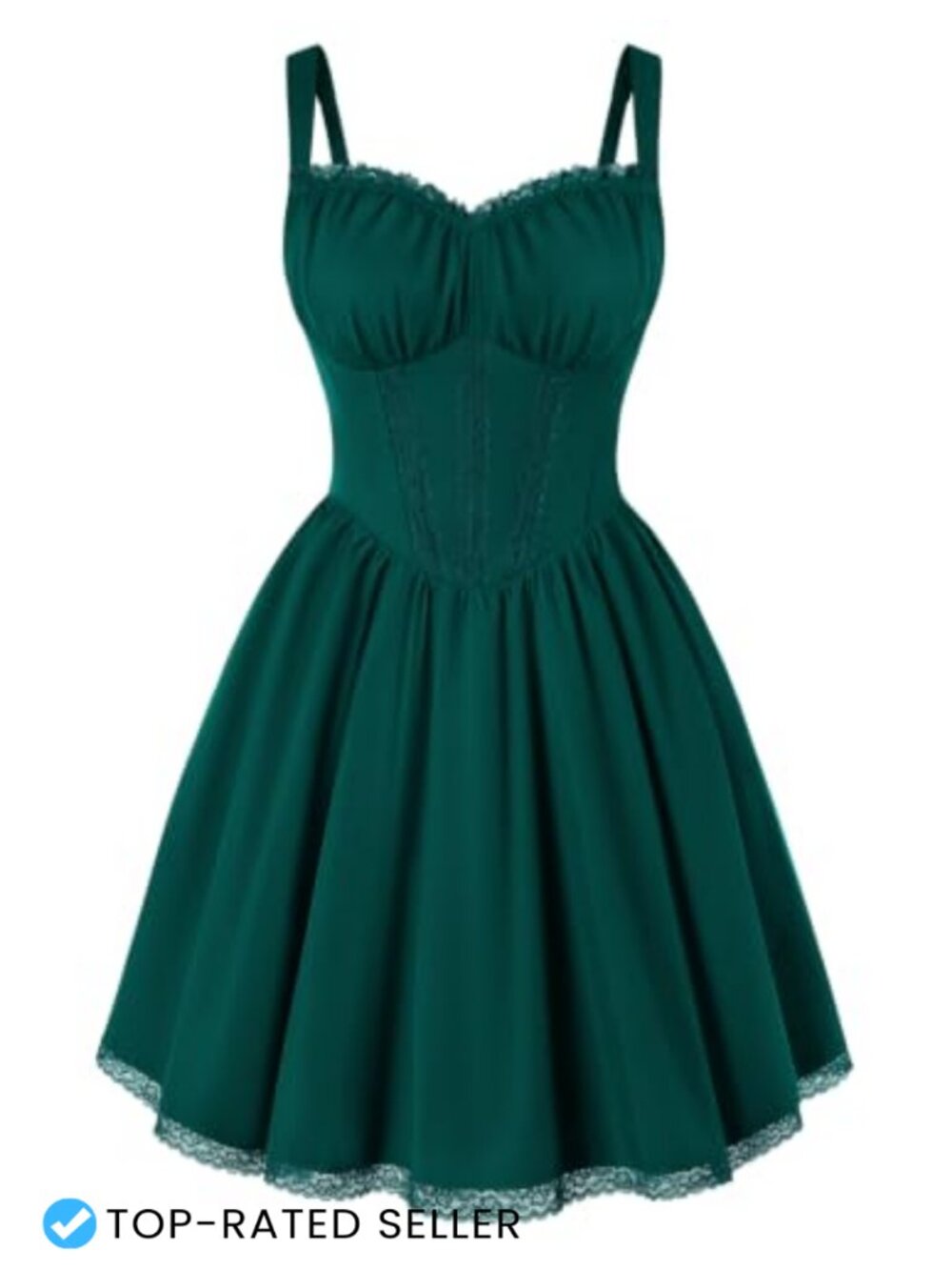 Lace Corset Mini Dress with Pockets Women Teens Grad Outfit